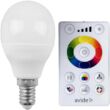 Avide Smart LED mini gömb 5,5W RGB+W (2700K) IR távirányítóval