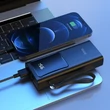 Univerzális hordozható, asztali akkumulátor töltő - HOCO J41 Pro Power Bank - USB+Type-C + Lightning + PD3.0+QC3.0 - 10.000 mAh - fekete
