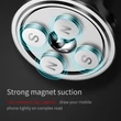 Baseus univerzális szellőzőrácsba illeszthető mágneses PDA/GSM autós tartó kábeltartóval - Baseus Magnetic Car Holder with cable clip - szürke