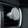 Baseus univerzális szellőzőrácsba illeszthető mágneses PDA/GSM autós tartó kábeltartóval - Baseus Magnetic Car Holder with cable clip - szürke