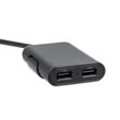 Maxlife 4xUSB szivargyújtó töltő adapter - Maxlife MXCC-03 USB Car Charger - 5V/2,4A - fekete