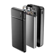 Maxlife univerzális hordozható, asztali akkumulátor töltő - Maxlife MXPB-01 Power Bank - 2xUSB + microUSB + Type-C - 20.000 mAh - fekete