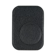 Fém ellenlapka darab mágneses autós tartóhoz - Badge for Magnet Car Holder Leather - 1+1 db/csomag - fekete (ECO csomagolás)