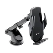 Forcell univerzális Qi vezeték nélküli, szellőzőrácsba illeszthető autós tartó/gyorstöltő - 15 W - Forcell HS1 - Qi szabványos - fekete