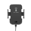 Univerzális Qi vezeték nélküli autós tartó/gyorstöltő - Forcell Smart Automatic - fekete - Qi szabványos 