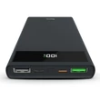 Univerzális hordozható, asztali akkumulátor töltő - HOCO J49 Power Bank - 2xUSB+Type-C+microUSB+PD+QC3.0 - 10.000 mAh - fekete