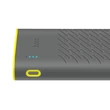 Univerzális hordozható, asztali akkumulátor töltő - HOCO B31A Power Bank - 2xUSB - 30.000 mAh - szürke/sárga