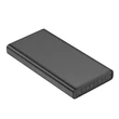 Univerzális hordozható, asztali akkumulátor töltő - HOCO J55 Power Bank - 2xUSB+microUSB+Type-C - 10.000 mAh - fekete