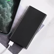 Univerzális hordozható, asztali akkumulátor töltő - HOCO J55 Power Bank - 2xUSB+microUSB+Type-C - 10.000 mAh - fekete