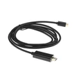 HDMI - USB Type-C 3.1 adapter - fekete