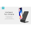 Devia Qi univerzális vezeték nélküli töltő állomás - 5V/2A - Devia Pioneer Fast Wireless Charger Stand - black - Qi szabványos