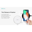 Devia Qi univerzális vezeték nélküli töltő állomás - 5V/1A - Devia Aurora Wireless Charger - black - Qi szabványos