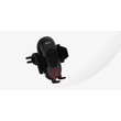 Devia szellőzőrácsba illeszthető vezeték nélküli autós töltő/tartó - 5V/1A - Devia Smart Infrared Sensor Wireless Fast Car Mount - Qi szabványos