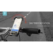 Univerzális kerékpárra szerelhető telefontartó max. 3,5-6,5" méretű készülékekhez - Devia Universal Bicycle Phone Holder - black