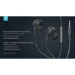 Devia univerzális sztereó felvevős fülhallgató - 3,5 mm jack - Devia Smart Series Wired Earphone EM20 - black