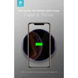 Devia Qi univerzális vezeték nélküli töltő állomás - 5V/1A - Devia Aurora V2 Wireless Charger - black - Qi szabványos