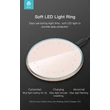 Devia Qi univerzális vezeték nélküli töltő állomás - 5V/1A - Devia Aurora V2 Wireless Charger - rose gold - Qi szabványos