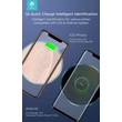 Devia Qi univerzális vezeték nélküli töltő állomás - 5V/1A - Devia Aurora V2 Wireless Charger - rose gold - Qi szabványos