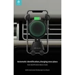 Devia szellőzőrácsba illeszthető vezeték nélküli autós töltő/tartó - 5V/2A - Devia Smart Series Wireless Quick Charger Car Mount - Qi szabványos