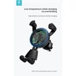 Devia szellőzőrácsba illeszthető vezeték nélküli autós töltő/tartó - 5V/2A - Devia Smart Series Wireless Quick Charger Car Mount - Qi szabványos