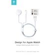 Devia mágneses töltőkábel Apple Watch órához + lightning kábel - Devia Smart Series 2in1 Apple Watch Charging Cable - white 