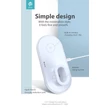Devia Qi univerzális vezeték nélküli töltő állomás - 18W - Devia V.3 3in1 Wireless Charger for Smartphone + Apple Watch + Earphone - white 