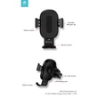 Devia szellőzőrácsba illeszthető vezeték nélküli autós töltő/tartó - 5V/2A - Devia Sensor Car Air Vent Wireless Charger Phone Holder - 10W - Qi szabványos