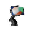 Devia szellőzőrácsba illeszthető / műszerfalra ragasztható vezeték nélküli autós töltő/tartó - 5V/2A - Devia Navigation Wireless Charger Car Mount - 10W - Qi szabványos