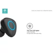 Devia Vortex Bluetooth headset v4.0 + szivargyújtó töltő adapter/tartó 2in1 - MultiPoint - Music Streaming - black