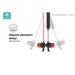 Devia Roshe Sport Bluetooth sztereó headset v4.1 - MultiPoint - black/red