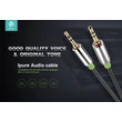 3,5 - 3,5 mm jack audio kábel 1 m-es vezetékkel - Devia iPure Audio Cable - black