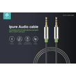 3,5 - 3,5 mm jack audio kábel 1 m-es vezetékkel - Devia iPure Audio Cable - black
