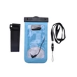 Univerzális vízálló védőtok max. 5,5" méretű készülékekhez - Devia Neon Waterproof Bag - blue