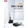 XO Type-C - USB adapter - XO NB149E Type-C to USB Adapter - 2.4A - fekete/ezüst