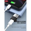 XO Type-C - USB adapter - XO NB149E Type-C to USB Adapter - 2.4A - fekete/ezüst
