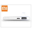 Univerzális hordozható, asztali akkumulátor töltő - Xiaomi NDY-02-AM Ultra Thin 9,9 mm Power Bank - 5000 mAh - silver