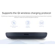 Xiaomi gyári Qi univerzális vezeték nélküli töltő állomás - 10W - Xiaomi Mi Wireless Charging Pad - black - Qi szabványos