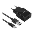 ACME CH212 2,4A univerzális USB hálózati töltő + Type-C kábel #01