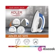 Adler AD5015 úti vasaló #01