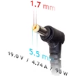 Akyga AK-ND-12 19V/4,74A/90W 5,5x1,7mm notebook hálózati töltő #02