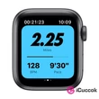 Apple Watch Nike Series 6 GPS-es 40mm asztroszürke alumíniumtok antracit/fekete Nike sportszíjas okosóra #02