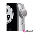 Apple Watch Nike Series 6 GPS-es 40mm ezüst alumíniumtok platina/fekete Nike sportszíjas okosóra #01