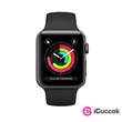 Apple Watch S3 42mm asztroszürke alumíniumtok, fekete sportszíjas okosóra #01