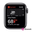 Apple Watch SE GPS-es 40mm asztroszürke alumíniumtok fekete sportszíjas okosóra #02