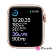 Apple Watch Series 6 GPS-es 40mm arany alumíniumtok rózsakvarc sportszíjas okosóra #02