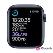 Apple Watch Series 6 GPS-es 40mm kék alumíniumtok tengerészkék sportszíjas okosóra #02