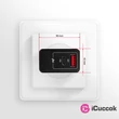 Axagon ACU-PQ22 QC3.0 + USB-C fekete fali töltő #06