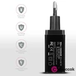 Axagon ACU-QC19 QC3.0 fekete fali töltő #04
