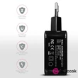 Axagon ACU-QC5 QC3.0 + 2.6A fekete fali töltő #02