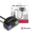 Axagon ADPS-50 USB 2.0 - 2 db PS2 aktív adapter #02